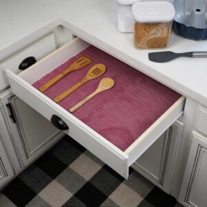 Uwin V501 PVC Drawer & shelf liners red