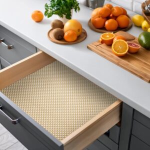 Uwin V504 PVC Drawer & shelf liners tan
