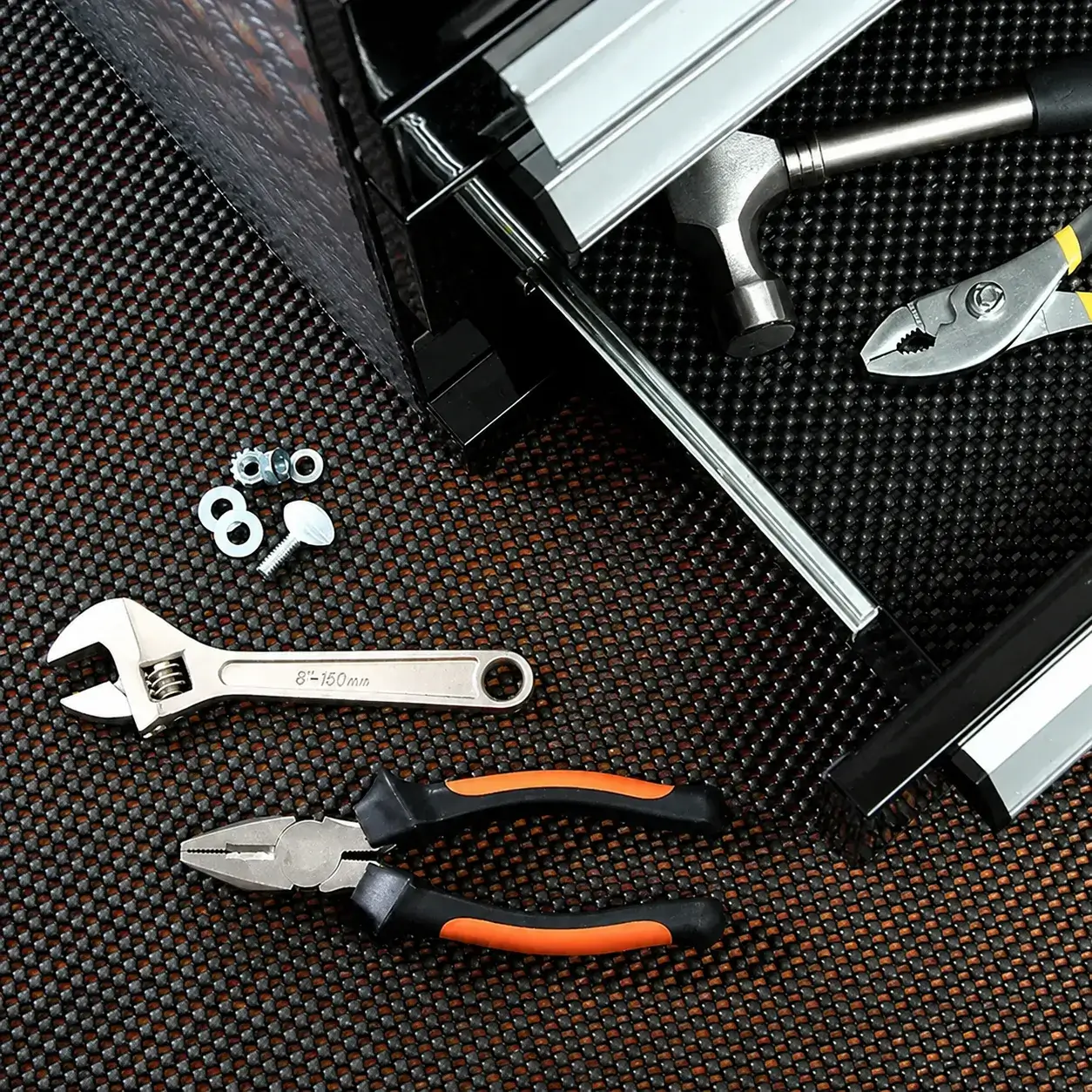 PVC drawer liner mat used for tool storage cabinet and workshop organization