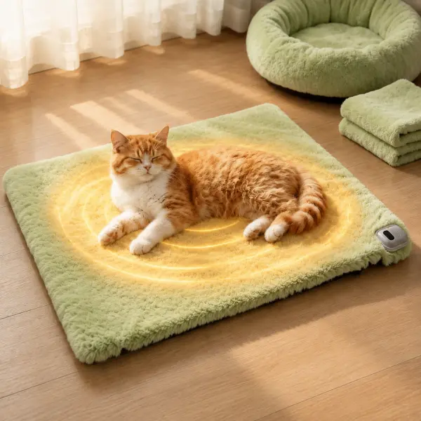 heated pet mat for cat and dog comfort