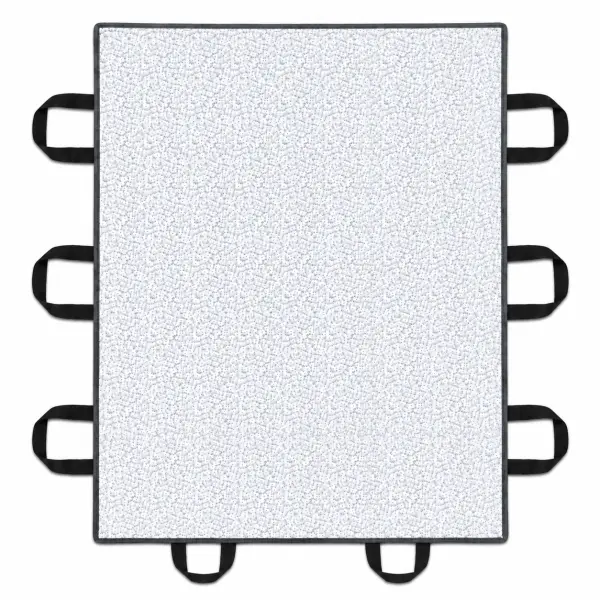 reusable patient turning pad with handles