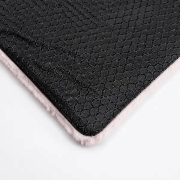 Close-up view of anti-slip pet bed bottom design, helping keep the mat stable on indoor floors during daily use.