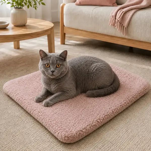 uwin-pale-pink-pet-mat-british-shorthair-600x600 Uwin pale pink pet mat british shorthair