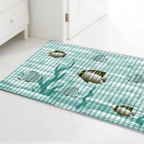 PVC drainage anti slip mat for bathroom