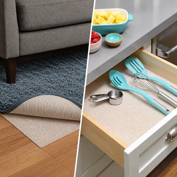 Carpet anti-slip underlay and EVA shelf liner applications