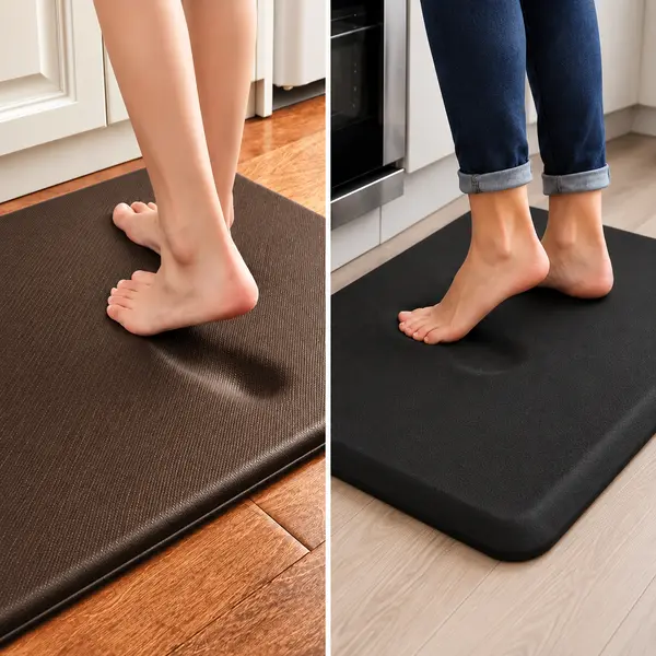 PVC foam kitchen anti-fatigue mats for standing comfort