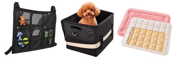 Uwin pet car barrier, dog car seat and temperature-control mats